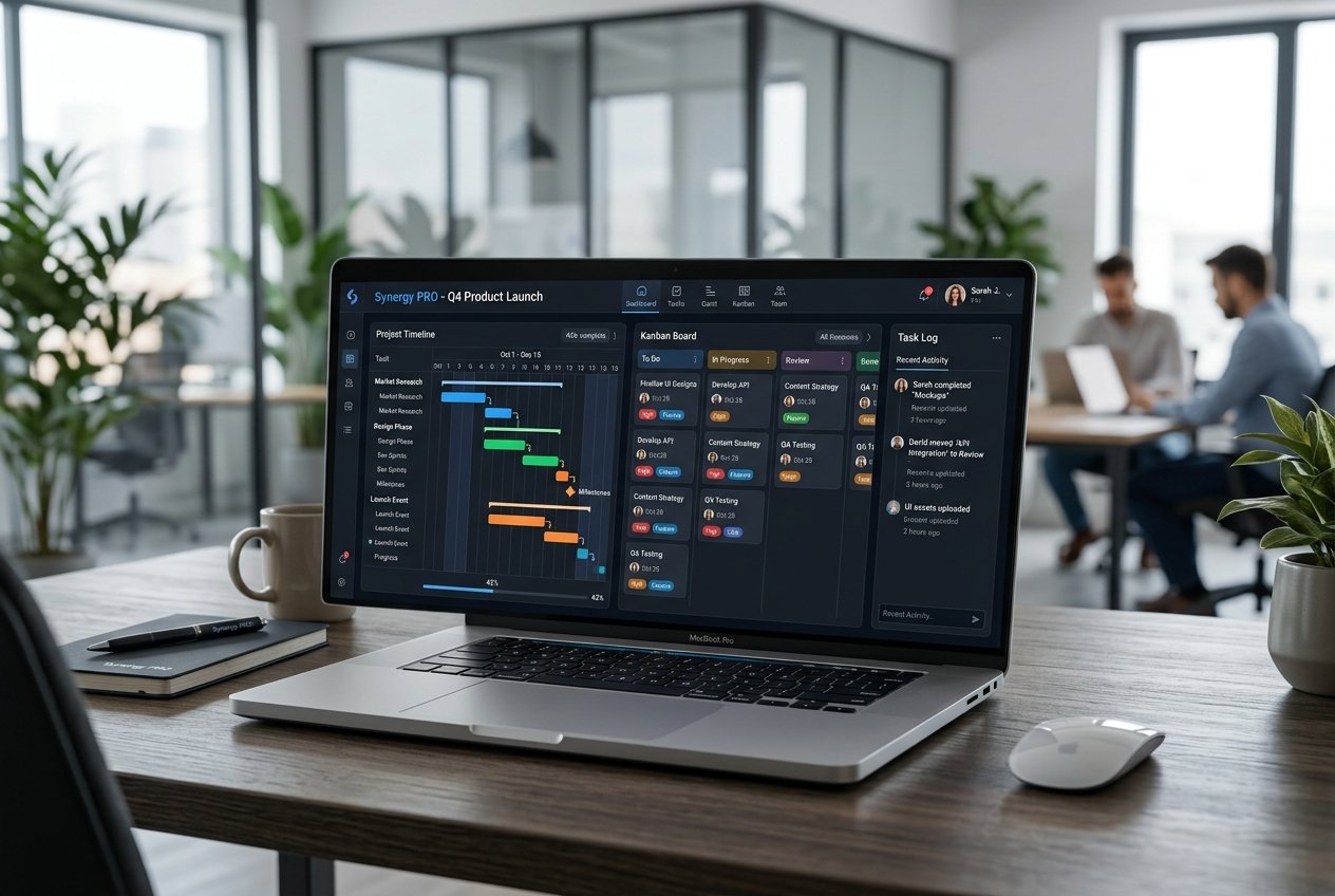 Custom PMS Dashboard Mockup